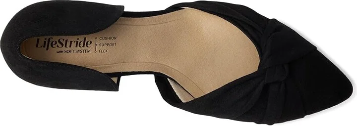 LifeStride Abby High Women's Heels Black Fabric : 10 M (B), Leather/Rubber - Image 2