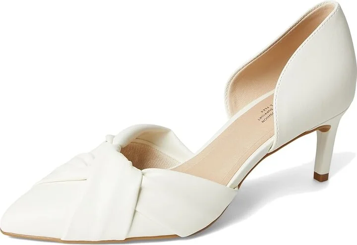 LifeStride Abby High Women's Heels Bright white Faux Leather : 9 W (C), Leather/Rubber - Image 5