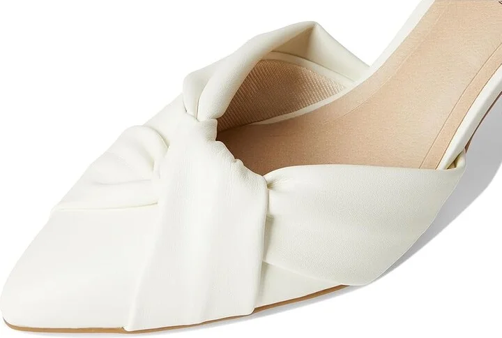 LifeStride Abby High Women's Heels Bright white Faux Leather : 9 W (C), Leather/Rubber - Image 7