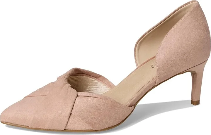 LifeStride Abby High Women's Heels True Blush Fabric : 10 W (C), Leather/Rubber - Image 5