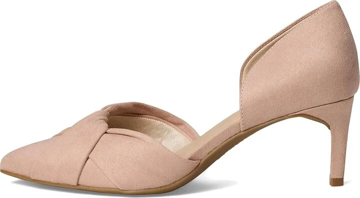 LifeStride Abby High Women's Heels True Blush Fabric : 10 W (C), Leather/Rubber - Image 6