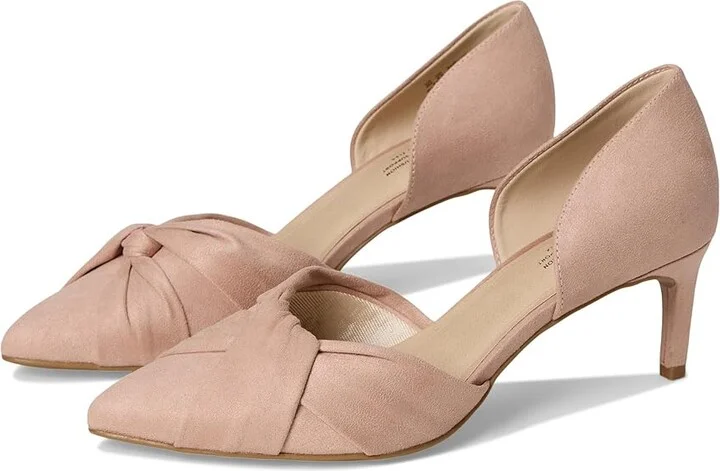LifeStride Abby High Women's Heels True Blush Fabric : 10 W (C), Leather/Rubber