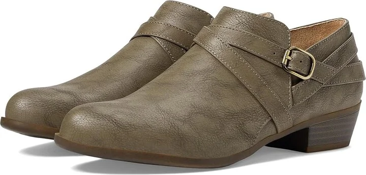 LifeStride Adley Women's Boots Taupe : 9.5 W (C), Synthetic