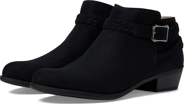 LifeStride Adriana Women's Shoes Black Micro : 9 W (C), Textile