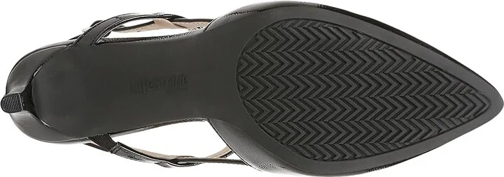 LifeStride Aire Slingback Women's Sandals Black : 7.5 W (C), Leather - Image 3