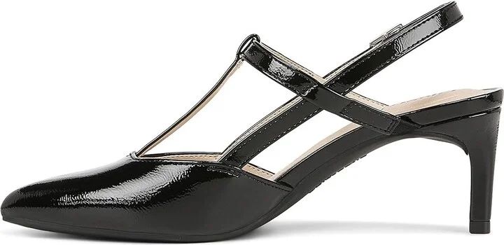 LifeStride Aire Slingback Women's Sandals Black : 7.5 W (C), Leather - Image 5