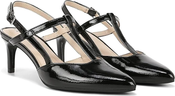 LifeStride Aire Slingback Women's Sandals Black : 7.5 W (C), Leather