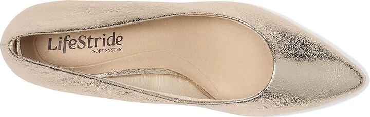 LifeStride Alexis Women's Shoes Platino Gold Metallic : 10 M (B) - Image 2