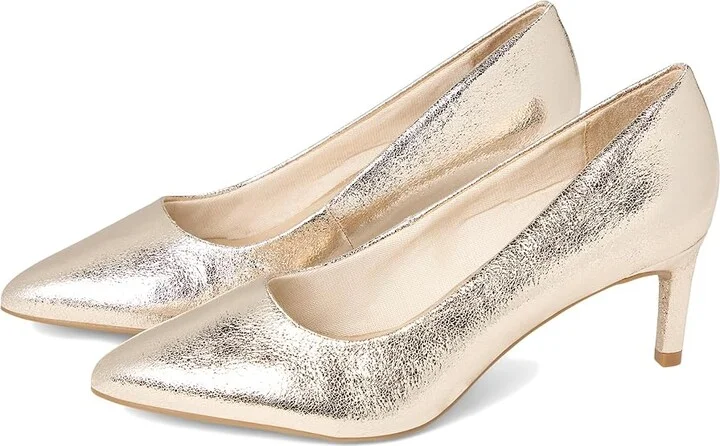 LifeStride Alexis Women's Shoes Platino Gold Metallic : 10 M (B)