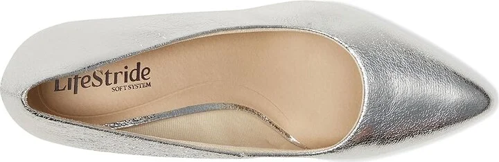 LifeStride Alexis Women's Shoes Silver Metallic : 9 W (C) - Image 2