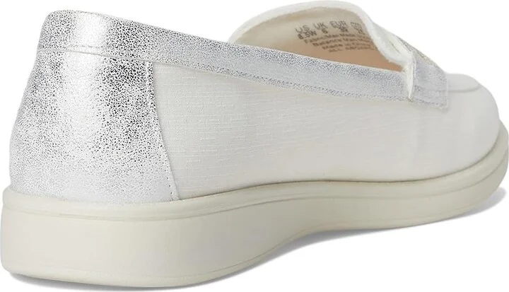 LifeStride All Aboard Boat Shoes Women's Flat Shoes Cloud White : 6 M (B), Synthetic - Image 6