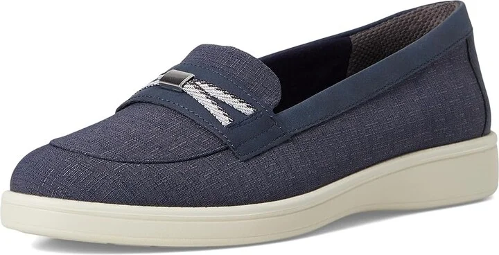 LifeStride All Aboard Boat Shoes Women's Flat Shoes Navy : 10 M (B), Synthetic - Image 5