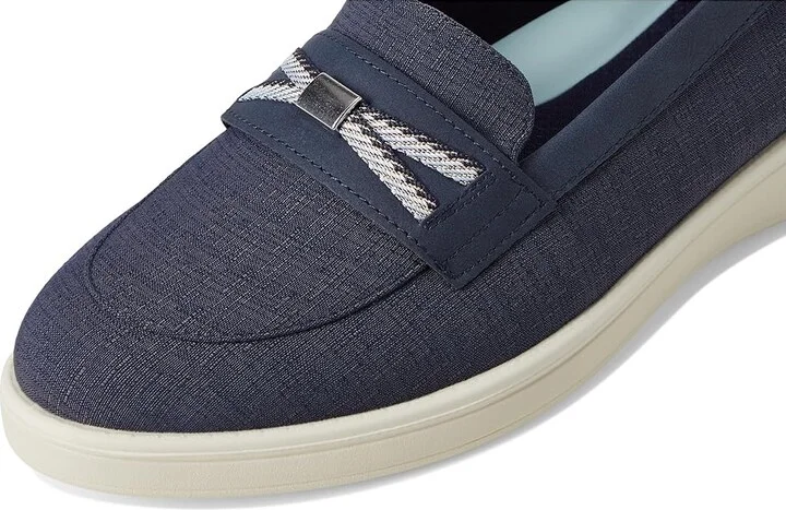 LifeStride All Aboard Boat Shoes Women's Flat Shoes Navy : 10 M (B), Synthetic - Image 7