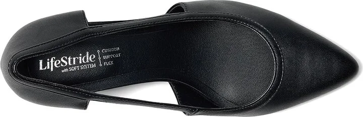 LifeStride Alma Pump Shoes Women's Shoes Black Lizard : 9.5 W (C), Faux Leather - Image 2