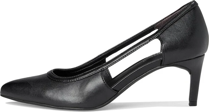 LifeStride Alma Pump Shoes Women's Shoes Black Lizard : 9.5 W (C), Faux Leather - Image 6