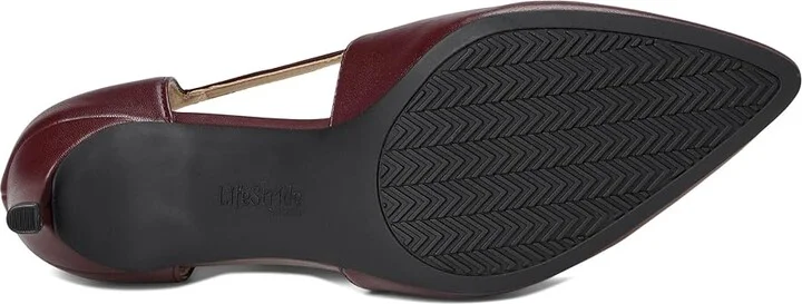 LifeStride Alma Pump Shoes Women's Shoes California Wine Red : 5.5 M (B), Faux Leather - Image 3