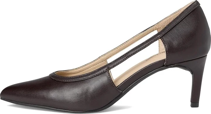 LifeStride Alma Pump Shoes Women's Shoes Dark Chocolate Lizard : 6.5 M (B), Faux Leather - Image 6