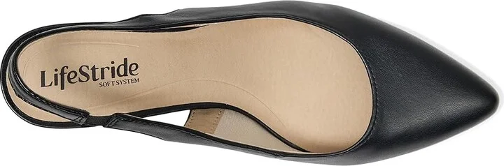 LifeStride Annalise High Women's Heels Black : 10 W (C), Leather - Image 2