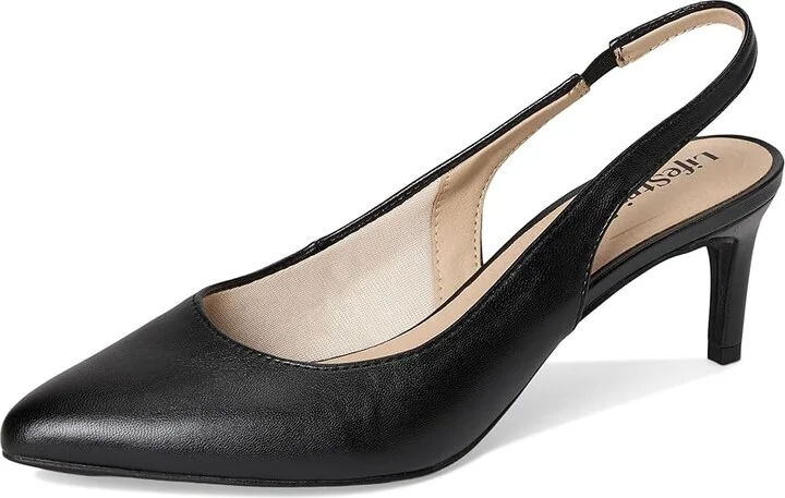 LifeStride Annalise High Women's Heels Black : 10 W (C), Leather - Image 5