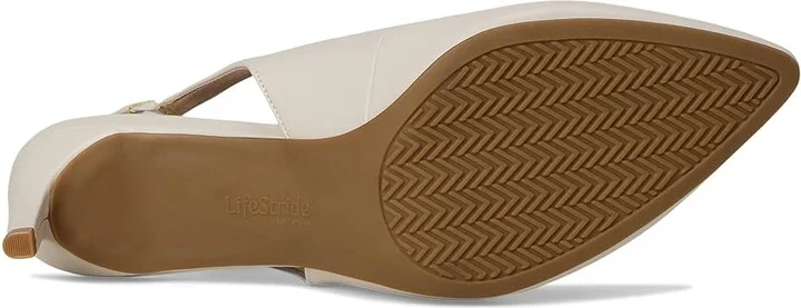 LifeStride Annalise High Women's Heels Bone : 9 W (C), Leather - Image 3