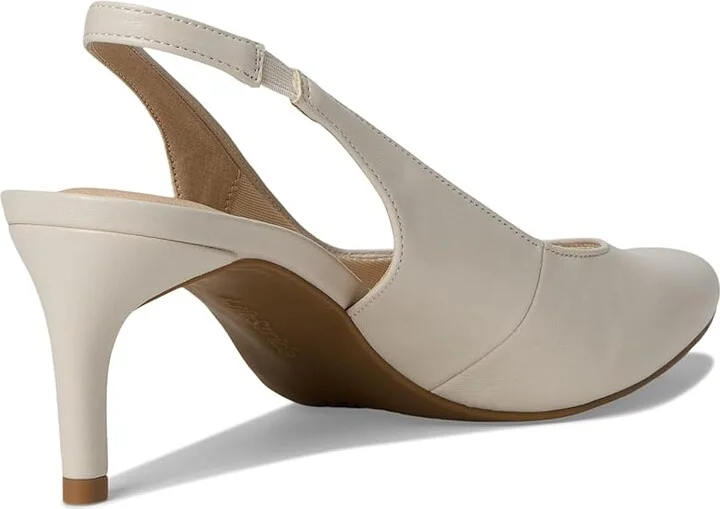 LifeStride Annalise High Women's Heels Bone : 9 W (C), Leather - Image 4