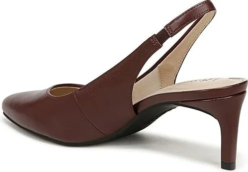 LifeStride Annalise Slingbacks Women's Sandals Wine : 7 W (C), Leather - Image 5