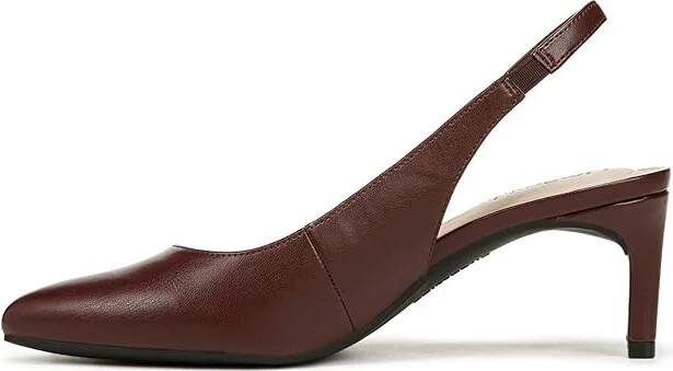 LifeStride Annalise Slingbacks Women's Sandals Wine : 7 W (C), Leather - Image 6