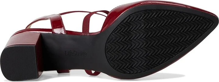 LifeStride April Pumps High Women's Heels Dark Cherry : 8.5 W (C), Faux Leather - Image 3