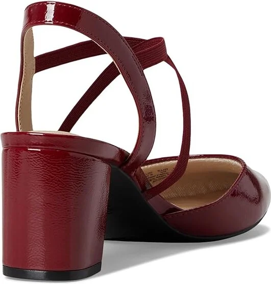 LifeStride April Pumps High Women's Heels Dark Cherry : 8.5 W (C), Faux Leather - Image 4
