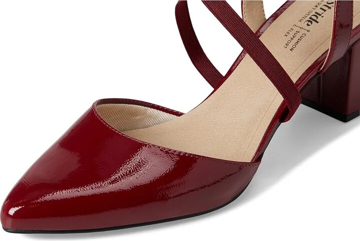 LifeStride April Pumps High Women's Heels Dark Cherry : 8.5 W (C), Faux Leather - Image 7