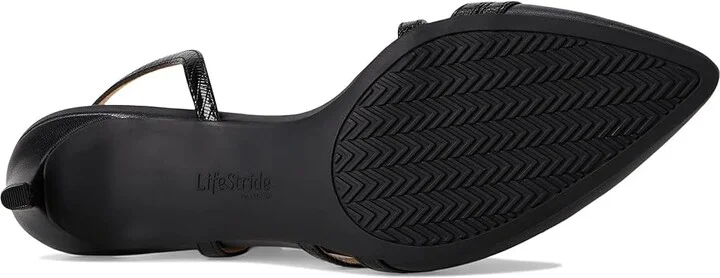 LifeStride Arlo Women's Sandals Black Faux Leather : 10 W (C) - Image 3