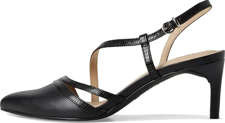 LifeStride Arlo Women's Sandals Black Faux Leather : 10 W (C) - Image 6