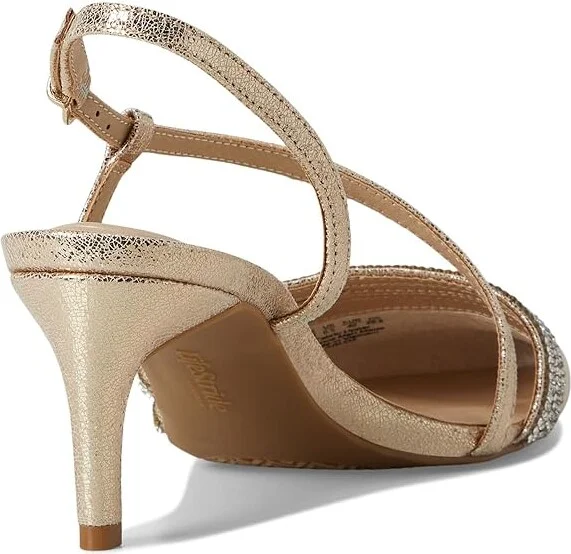 LifeStride Arlo2 Women's Sandals Platino Gold Faux Leather : 7.5 M (B) - Image 4