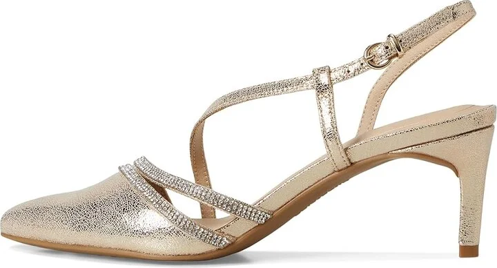 LifeStride Arlo2 Women's Sandals Platino Gold Faux Leather : 7.5 M (B) - Image 6