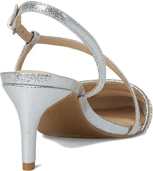 LifeStride Arlo2 Women's Sandals Silver Faux Leather : 11 W (C) - Image 4