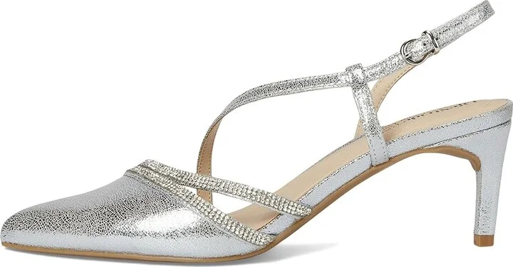LifeStride Arlo2 Women's Sandals Silver Faux Leather : 11 W (C) - Image 6