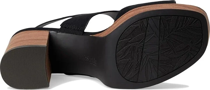 LifeStride Audra Strappies High Women's Heels Black Fabric : 6.5 M (B), Leather/Synthetic - Image 3
