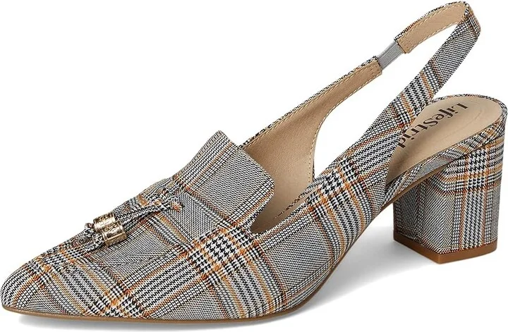 LifeStride Audrey Women's Sandals Spice Plaid : 6 M (B), Rubber/Textile - Image 5