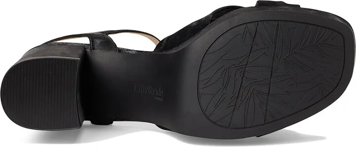 LifeStride August Women's Sandals Black Faux Leather : 8.5 M (B), Synthetic - Image 3