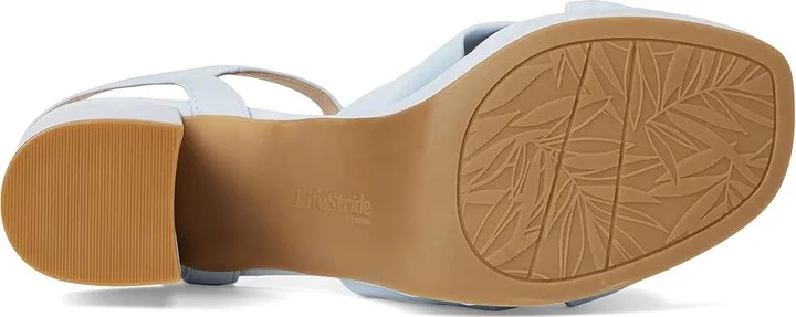 LifeStride August Women's Sandals Blue Faux Leather : 9.5 W (C), Synthetic - Image 3