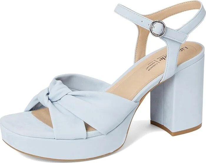 LifeStride August Women's Sandals Blue Faux Leather : 9.5 W (C), Synthetic - Image 5