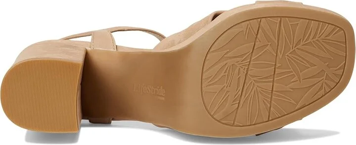 LifeStride August Women's Sandals Tan Faux Leather : 9.5 W (C), Synthetic - Image 3