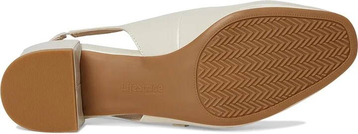 LifeStride Beatrice Slingback Shoes Women's Shoes Almond Milk Patent : 10 W (C) - Image 3