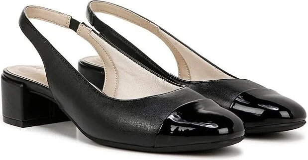 LifeStride Becoming Women's Sandals Black/Tweed : 7 M (B), Leather/Textile