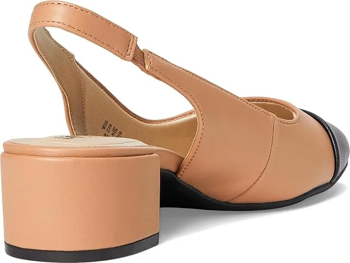 LifeStride Becoming Women's Sandals Tan/Black : 6 M (B), Leather/Textile - Image 4