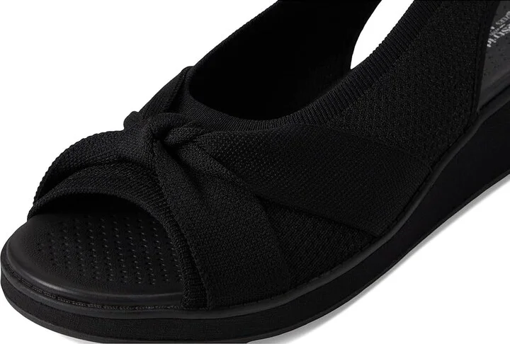 LifeStride Bell Slingbacks Women's Sandals Black Knit Fabric : 8 M (B), Synthetic - Image 7