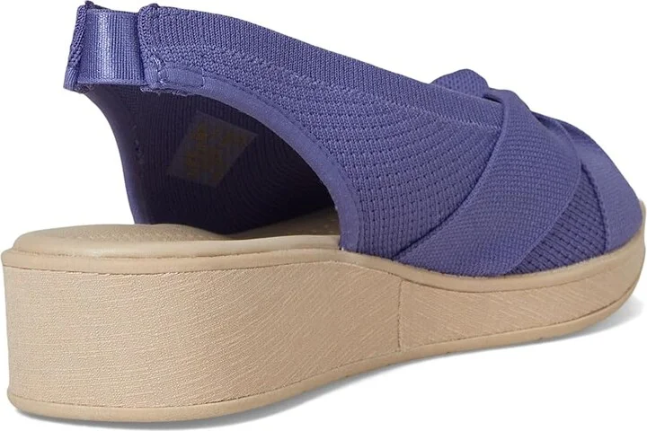 LifeStride Bell Slingbacks Women's Sandals Skipper Blue Knit Fabric : 9.5 M (B), Synthetic - Image 4