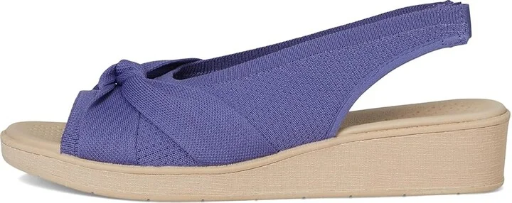 LifeStride Bell Slingbacks Women's Sandals Skipper Blue Knit Fabric : 9.5 M (B), Synthetic - Image 6