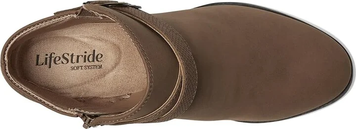 LifeStride Blaire Women's Boots Dark Taupe : 9 M (B), Leather/Rubber - Image 2