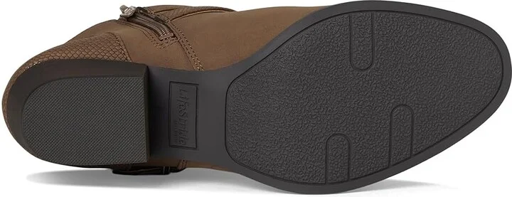 LifeStride Blaire Women's Boots Dark Taupe : 9 M (B), Leather/Rubber - Image 3